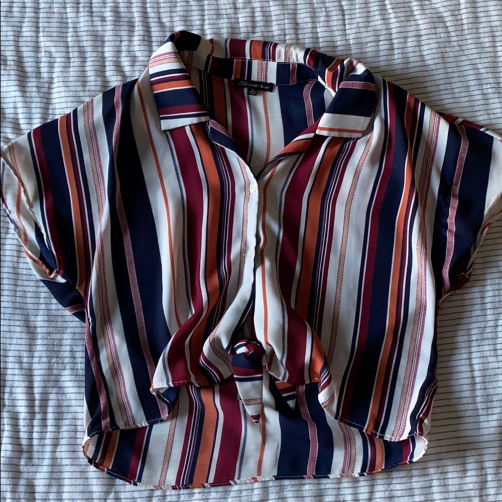 Fall Themed Button Up Shirt